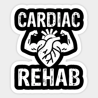 Cardiac Rehab Heart Recovery Cardiology Nurse Sticker